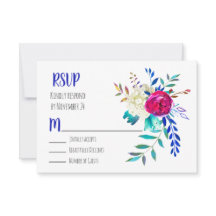 Waterverf Floral Boho Chic RSVP