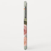 Waterverf Floral BOHO Greenery Sage Foliage Name Case-Mate iPhone Case (Achterkant/links)