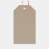 Waterverf Floral Boho Hunt is over het huwelijk Cadeaulabel (Achterkant)