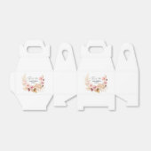 Waterverf Floral Boho Pampas gras Wedding Favor Bedankdoosjes (Uitgevouwen)