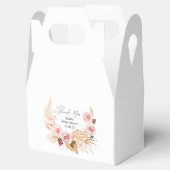 Waterverf Floral Boho Pampas Vrijgezellenfeest Bedankdoosjes (Geopend)