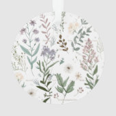 Waterverf floral boho simpel ornament (achterkant)