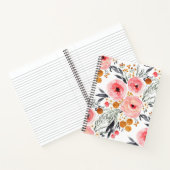 Waterverf Floral Boho Spiral Notebook Journal  Notitieboek (Binnen)