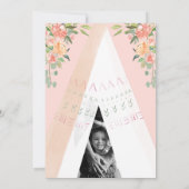 Waterverf Floral Boho Tribal Teepee Wild One Kaart (Achterkant)