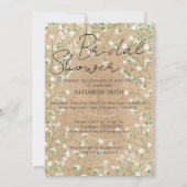 Waterverf Floral Boho Vrijgezellenfeest baby's Kaart (Voorkant)