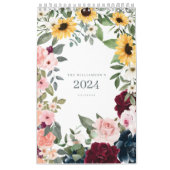 Waterverf Floral Botanical Garden Illustrations Kalender (Hoes)