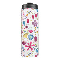 Waterverf Floral Botanisch Hedgerow Patroon