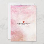 Waterverf Floral Botanisch Vrijgezellenfeest Kaart (Achterkant)