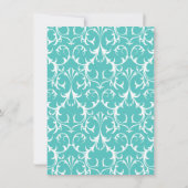 Waterverf Floral Bouquet Birthday Tea Kaart (Achterkant)