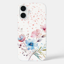 Waterverf Floral Bouquet iPhone 16 Hoesje