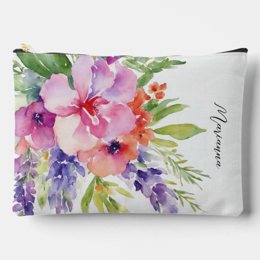 Waterverf Floral Bouquet Etui (Voorkant)