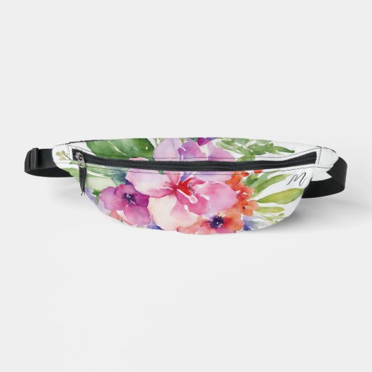 Waterverf Floral Bouquet Heuptasje (Voorkant)