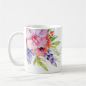 Waterverf Floral Bouquet Koffiemok (Links)