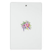 Waterverf Floral Bouquet Mini Klembord (Achterkant)