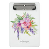 Waterverf Floral Bouquet Mini Klembord (Voorkant)