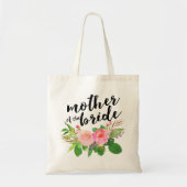 Waterverf Floral Bouquet|Moeder van de Bride Tote Bag (Voorkant)