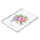 Waterverf Floral Bouquet Notitieboek (Linkerzijde)