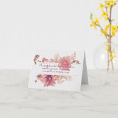 Waterverf Floral Bouquet sympathie bedankt Kaart (Gele Bloem)