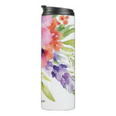 Waterverf Floral Bouquet Thermosbeker (Geroteerd rechts)
