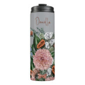 Waterverf Floral Bouquet Thermosbeker (Voorkant)