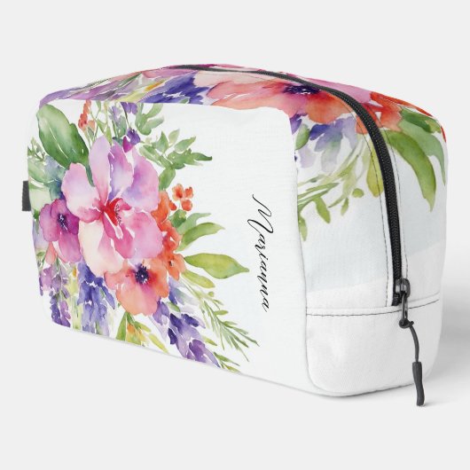 Waterverf Floral Bouquet Toilettasje (Rechterhoek)