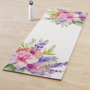 Waterverf Floral Bouquet Yogamat