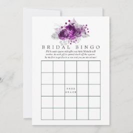 Waterverf Floral Bridal Bingo