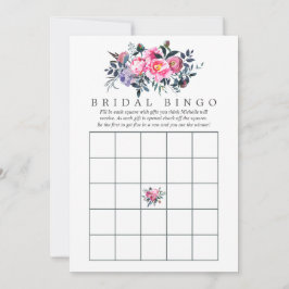 Waterverf Floral Bridal Bingo