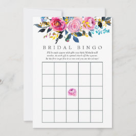 Waterverf Floral Bridal Bingo Trendy Colorways
