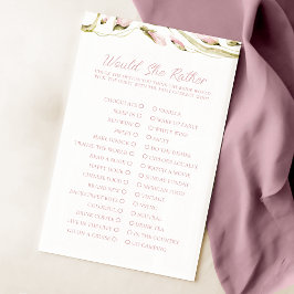 Waterverf Floral Bridal wil ze liever spel