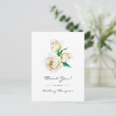 Waterverf Floral Briefkaart (Staand voorkant)