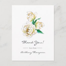 Waterverf Floral Briefkaart