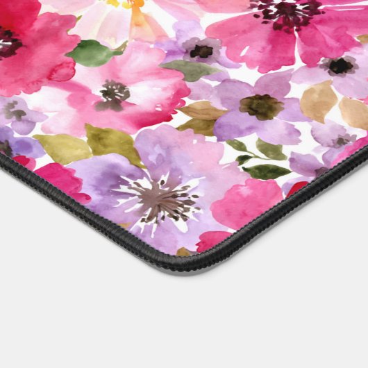Waterverf Floral Bureaumat (Hoek)