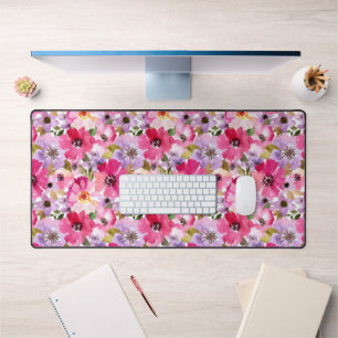 Waterverf Floral Bureaumat