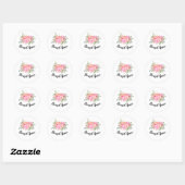Waterverf Floral Business Sticker (Vel)