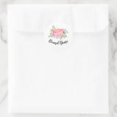 Waterverf Floral Business Sticker (Tas)