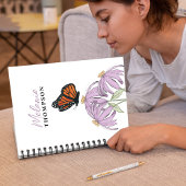 Waterverf Floral Butterfly Custom Notitieboek