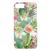 Waterverf Floral Cactus Pattern Case-Mate iPhone Case (Achterkant)