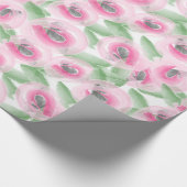 Waterverf Floral Cadeaupapier (Hoek)