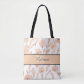 Waterverf Floral Canvas tas (Voorkant)