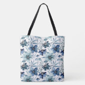 Waterverf Floral Canvas tas (Achterkant)