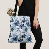 Waterverf Floral Canvas tas (Dichtbij)