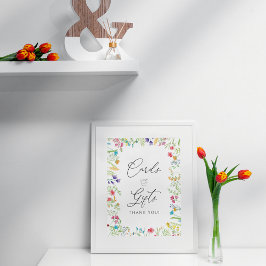 Waterverf Floral Cards en Gifts Poster