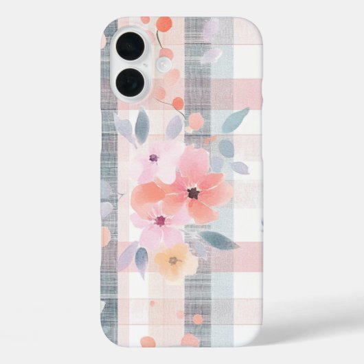 Waterverf Floral Case-Mate iPhone Case (Achterkant)