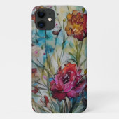 Waterverf Floral Case-Mate iPhone Case (Achterkant)