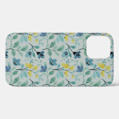Waterverf Floral Case-Mate iPhone Case (Achterkant (horizontaal))