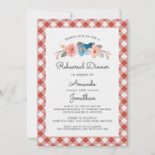 Waterverf Floral Casual Weddenschap Kaart (Voorkant)