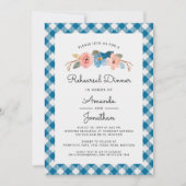 Waterverf Floral Casual Weddenschap Kaart (Voorkant)