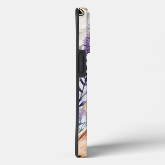 Waterverf Floral Cats digitale papieren Case-Mate iPhone Case (Achterkant / Rechts)