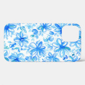 Waterverf Floral Chintz Schattige Pattern Case-Mate iPhone Case (Achterkant (horizontaal))